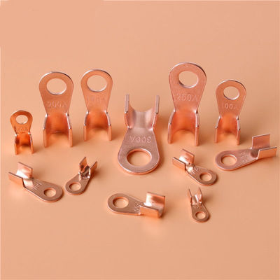 comprar Terminal de alambre PCB revestido de estaño Fabricación CNC Cobre Hoja de latón Estampado de metal Partes eléctricas Fábrica de terminales metálicos online manufacture