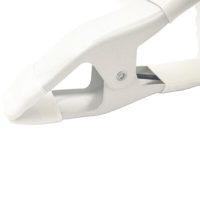 comprar Logotipo personalizado, un tipo de abrazadera de vestido de novia de acero con resorte, clip blanco, piezas de estampado de metal, abrazadera de resorte online manufacture