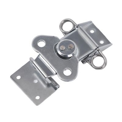 Estampado hecho a medida en metal acero inoxidable de liberación rápida Hasp Fijación Puerta de camión Pulsador cilindros de cerradura de cerradura